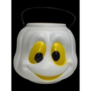 General Foam 6" Ghost Halloween Blow Mold Candy Pails